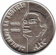100 Cruzados PROVA - Abolition of Slavery, man obverse image