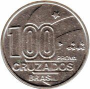 100 Cruzados PROVA - Abolition of Slavery, man reverse image