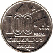 100 Cruzados PROVA - Abolition of Slavery, woman reverse image