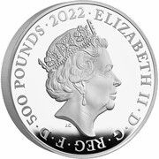 500 Pounds - Elizabeth II London; Silver Proof obverse image