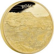 500 Pounds - Elizabeth II Rome; Gold Proof, United Kingdom, 2022 reverse image