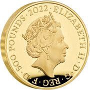 500 Pounds - Elizabeth II Prince William's Birthday; Gold Proof obverse image