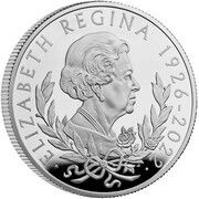 500 Pounds - Charles III Life and legacy of the Queen; Silver Proof, United Kingdom, 2022 reverse image