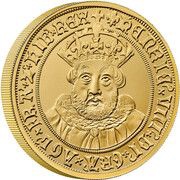 500 Pounds - Charles III Henry VIII; Gold Proof, United Kingdom, 2023 reverse image