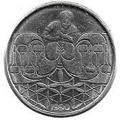 50 Centavos Rendeira, Brazil, 1989-1990 reverse image
