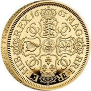 500 Pounds - Charles III Petition Crown, Shields; Gold Proof, United Kingdom, 2023 reverse image
