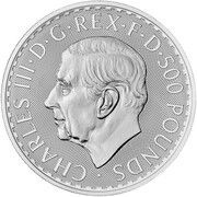 500 Pounds - Charles III 1 kg Fine Silver obverse image