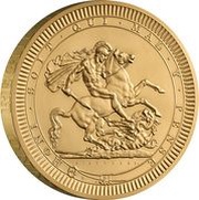 500 Pounds - Charles III St George & The Dragon; Gold Proof, United Kingdom, 2024 reverse image