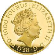 1000 Pounds - Elizabeth II The Queen's Beasts Completer; Gold Proof obverse image