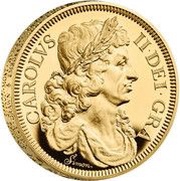 1000 Pounds - Charles III Petition Crown, Portrait; Gold Proof, United Kingdom, 2023 reverse image