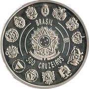 500 Cruzeiros Ibero-American Series obverse image