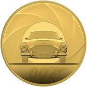 7000 Pounds - Elizabeth II James Bond; Gold Proof, United Kingdom, 2020 reverse image