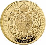 15000 Pounds - Charles III Coronation; Gold Proof reverse image