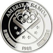 25 Dollars XXIV Olympics obverse image