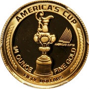 50 Dollars America's Cup reverse image