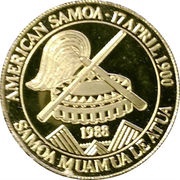 100 Dollars Americas Cup obverse image