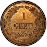 1 Cent Pattern reverse image