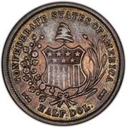 ½ Dollar Pattern reverse image