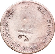 ⅛ Dollar Counterstamped obverse image