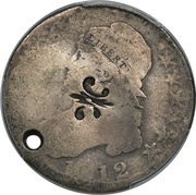 ½ Dollar Counterstamped obverse image