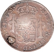 1 Dollar Counterstamped reverse image