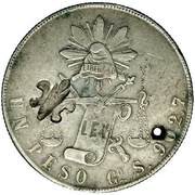 1 Dollar Counterstamped reverse image