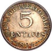 5 Centavos obverse image