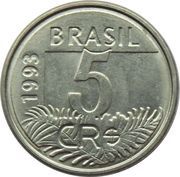 5 Cruzeiros Reais obverse image