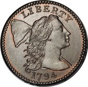 1 Cent "Liberty Cap Cent" obverse image
