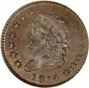 1 Cent "Capped Bust - Classic Head Cent" obverse image