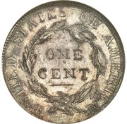 1 Cent Private Restrike Mule, United States, 1818 reverse image