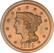 1 Cent "Liberty Head/Braided Hair Cent" obverse image