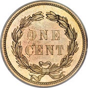 1 Cent "Indian Head Cent" without shield reverse image