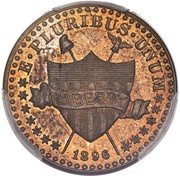 1 Cent "1896" Pattern; bronze obverse image