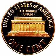 1 Cent "Lincoln Memorial Cent" Bronze reverse image