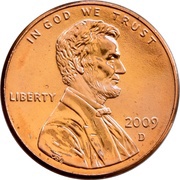 1 Cent "Lincoln Cent" Birth and Early Childhood obverse image