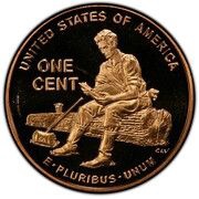 1 Cent "Lincoln Cent" Formative Years - Bronze reverse image
