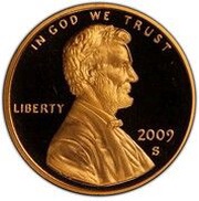 1 Cent "Lincoln Cent" Professional Life - Bronze obverse image