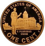 1 Cent "Lincoln Cent" Professional Life - Bronze reverse image