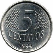 5 Centavos reverse image