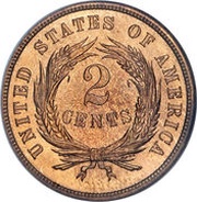 2 Cents "Union Shield" reverse image