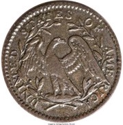 5 Cents "1794 Half Dime" Pattern, United States, 1794 reverse image