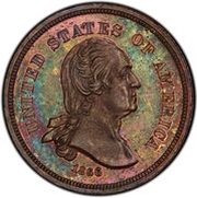 5 Cents "1866 Nickel" Pattern; copper obverse image