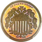 5 Cents "1866 Shield Nickel" Pattern obverse image