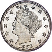 5 Cents "Liberty Nickel" without "CENTS" obverse image