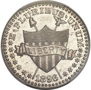 5 Cents "1896 Nickel" Pattern obverse image