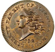 10 Cents "Copper Disme" Pattern obverse image
