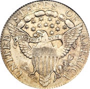 1 Dime "Draped Bust Dime" Heraldic eagle reverse image