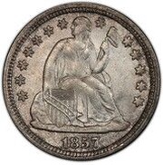 1 Dime "Seated Liberty Dime" reduced weight obverse image