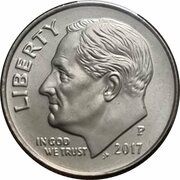 1 Dime "Roosevelt Dime" obverse image